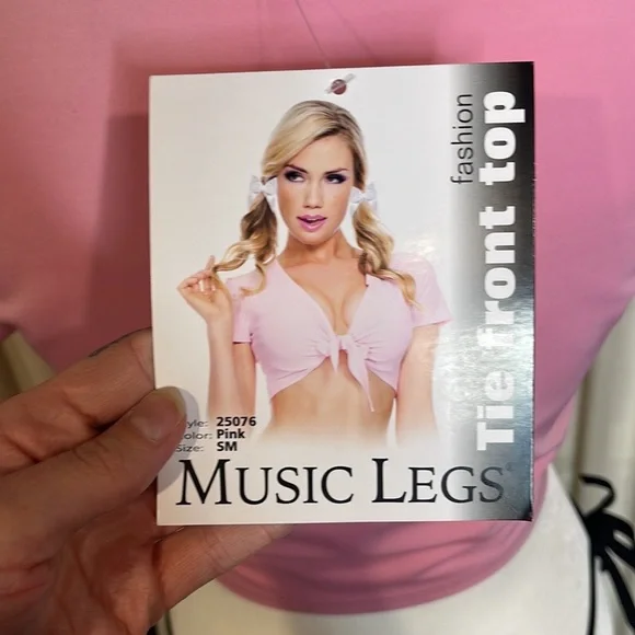 NWT- SEXY PINK SCHOOL GIRL TOP SIZE S/M - Picture 10 of 10